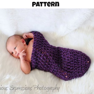 INSTANT DOWNLOAD PATTERN Newborn Baby Cocoon Photography Prop (Permission to Sell Finished Product)