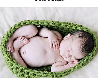 SOFORTIGER DOWNLOAD MUSTER Babyschale Crochet Photo Prop (Berechtigung zum Verkauf des fertigen Produkts)