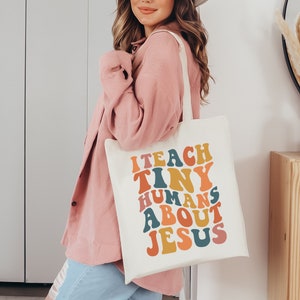 Vansolinne Teacher Appreciation Tote Bags 15''x16'' Women Canvas Teacher  Tote Bag - Back to School, First Day of School, End of Semester, Retirement