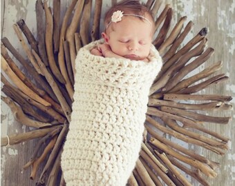 SOFORTIGER DOWNLOAD MUSTER Chunky Newborn Cocoon Fotografie Prop (Berechtigung zum Verkauf des fertigen Produkts)