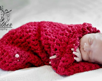 SOFORTIGER DOWNLOAD MUSTER Newborn Homespun Cocoon Photo Prop (Berechtigung zum Verkauf des fertigen Produkts)