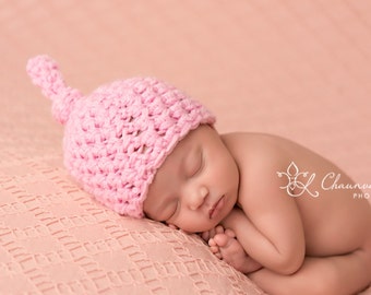 INSTANT DOWNLOAD PATTERN Baby Knot Hat Newborn Photo Prop (Permission to Sell Finished Product)