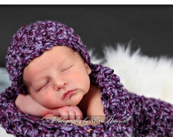 Neugeborenen Baby Cocoon Hut Set Fotografie Prop (Erlaubnis zum Verkauf des fertigen Produkts)