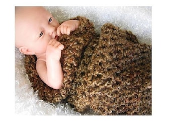 SOFORTIGER DOWNLOAD MUSTER Brown Sugar Newborn Cocoon Photo Prop (Berechtigung zum Verkauf des fertigen Produkts)