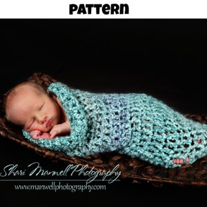 INSTANT DOWNLOAD PATTERN Newborn Cocoon Photography Prop (Permission to Sell Finished Product)