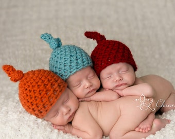 SOFORTIGER DOWNLOAD MUSTER Baby Knoten Hut Neugeborenen Foto Prop (Erlaubnis, fertiges Produkt zu verkaufen)