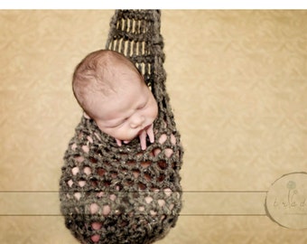 INSTANT DOWNLOAD PATTERN Newborn Hanging Stork Sack Photography Prop (Permission to Sell Finished Product)