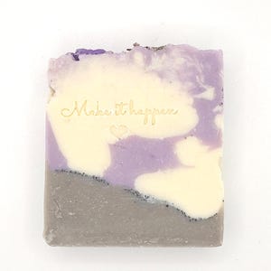 Lavender and Patchouli Soap - Handmade Cold Process - Moisturizing Vegan Soap - Calming and Relaxing Scent - Natural Oils - Shea Butter Soap
