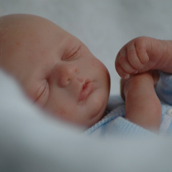 Reborn 8 Inch Very Detailed Mini  OOAK baby named Cole