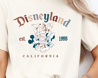 Disneyland California Shirt, Mickey and Friends  est. 1955 Shirt, Disney Trip Tee, Disney Family Vacation Matching Shirt