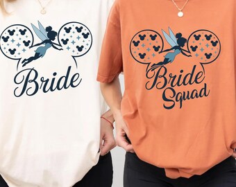 Custom Disney Bride Shirt, Disney Bachelorette Party 2026, Bridesmaid Wedding Shirts, Bride Squad Shirt, Maid Of Honor Tee