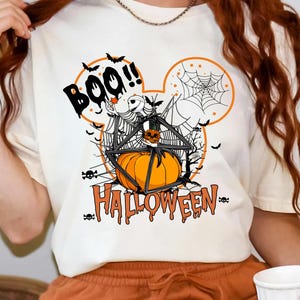 Disney Halloween Jack Skellington Shirt, Halloween Party Shirt, Family Halloween Nightmare Before Tees, Halloween Man Shirt, Gift For Him