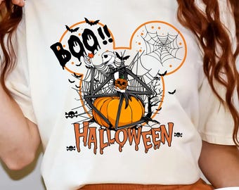 Disney Halloween Jack Skellington Shirt, Halloween Party Shirt, Family Halloween Nightmare Before Tees, Halloween Man Shirt, Gift For Him