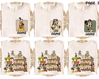 Custom Disney Animal Kingdom Shirts, Matching Disney Shirt, Safari Mode WDW Shirt, Family Vacation Shirts, Mickey and Friends Animal Kingdom