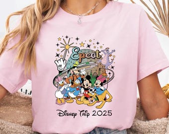 Personalized Disney Epcot 2026 Shirt, Disney Vacation 2026 Trip Shirt, Disney 2026 World Traveler Shirt, Disneyland Family Trip Tee