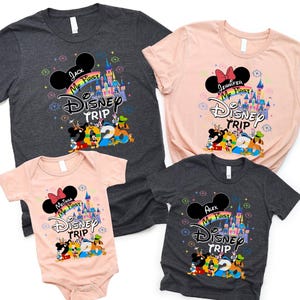 Custom Disney Trip 2026 Shirt, Disney 2026 Shirts, Disney Family Matching Shirts, Disney Vacation Group Shirts, Disneyworld 2026 Shirt