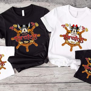 Disney Pirates of Caribbean Shirt, Custom Disney Pirates Family Shirts, Yo Ho Yo Ho A Pirate&#39;s Life for Me Shirt, Disney Cruise Trip Tee
