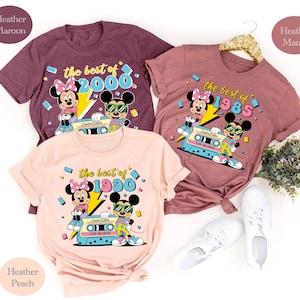 Personalized The Best Of 1985 1990 2000 Minnie and Mickey Shirt, Disney Born In 1985 T-Shirt, Birthday Party, Disney Birthday Girl Shirts