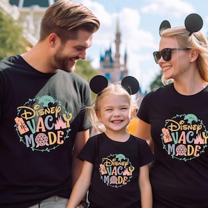 Disney Vacay Mode Shirt, Mickey Vacay Mode Shirt, Disney Family Vacation 2025 Shirts, Group Trip Shirt, Disney Toddler Shirt
