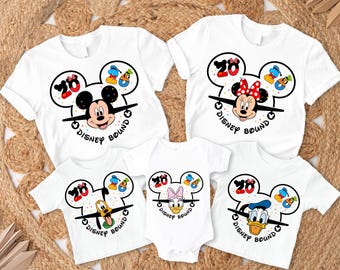 Mickey and Friends Shirt, Disney Bounding Family Matching Shirt, Disney Squad Shirt, Disneyland Trip Shirt, Disney Vacation 2026 Shirt