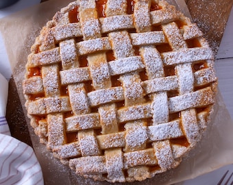 Apricot pie recipe | Digital PDF File | Homemade pie | Cooking tutorial