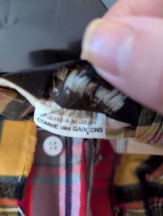Comme Des Garcons patchwork random check unisex U… - image 4