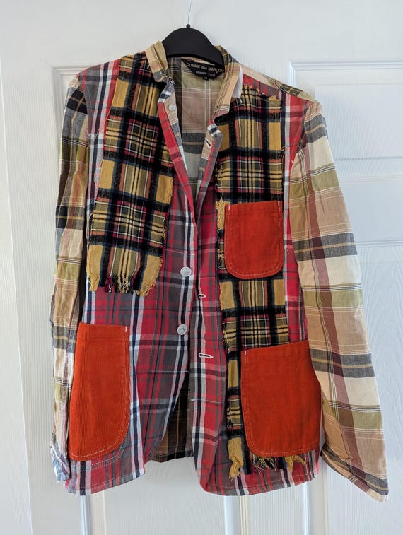 Comme Des Garcons patchwork random check unisex U… - image 1