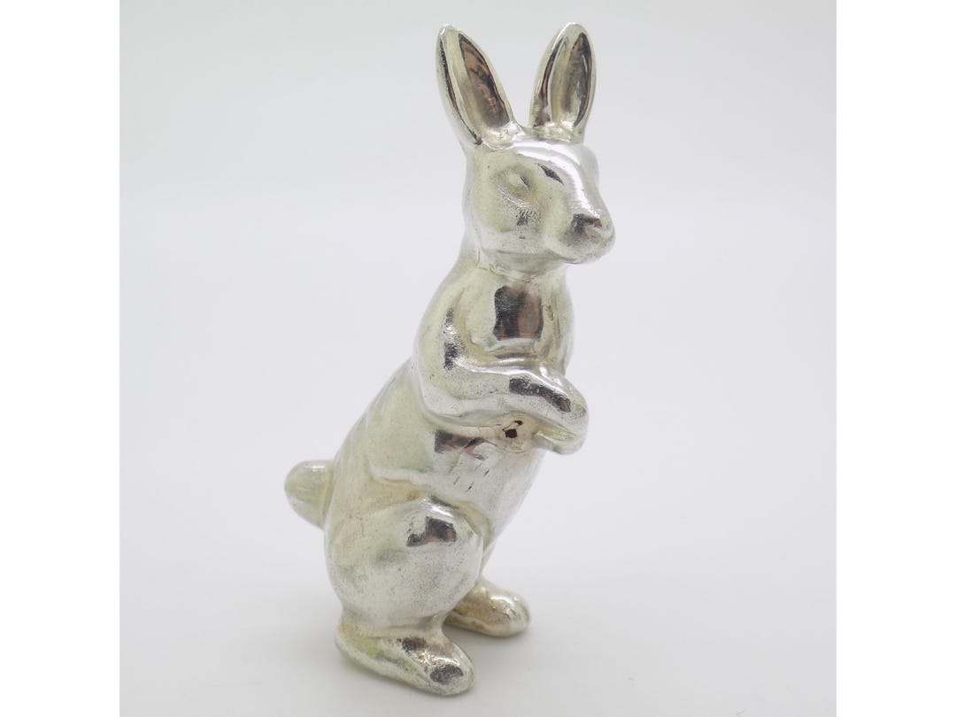 Vintage Italian Handmade Sterling Silver 925 Large Bunny Rabbit Solid ...