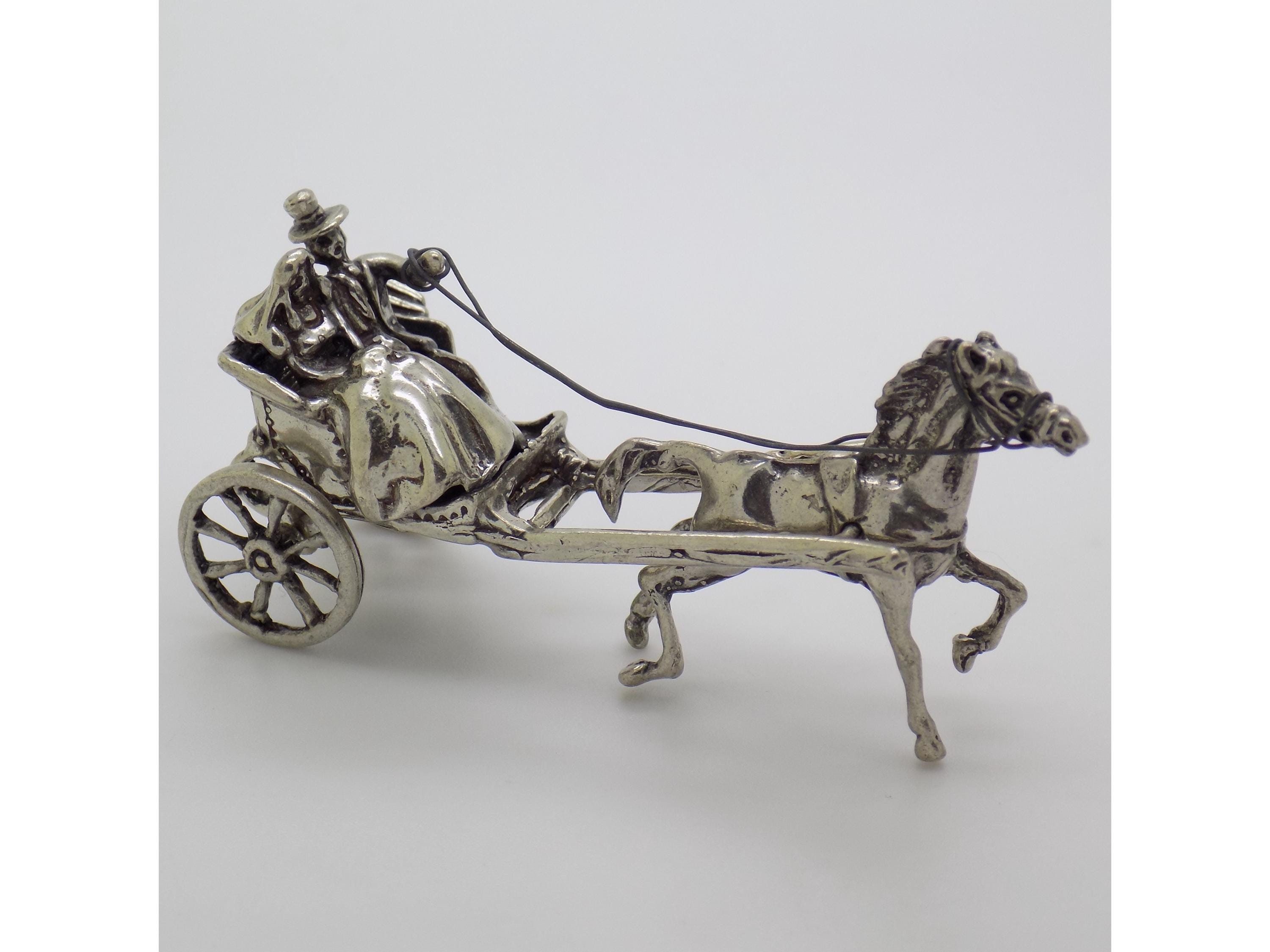 Miniature Sterling Silver Horse Figurine - Etsy