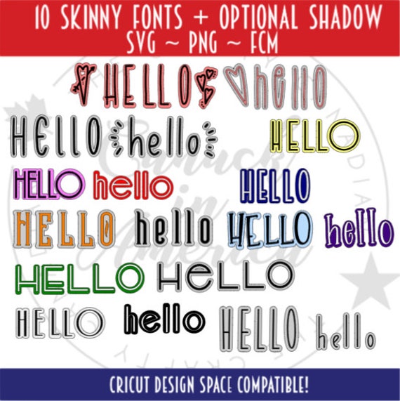 Download 10 Skinny Font Bundle Svg Font Bundle Svg Bundle Fonts For Etsy PSD Mockup Templates