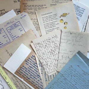 Set di effimeri vintage • 25 tesori di carta originali • Collage + diario + materiale per scrapbooking