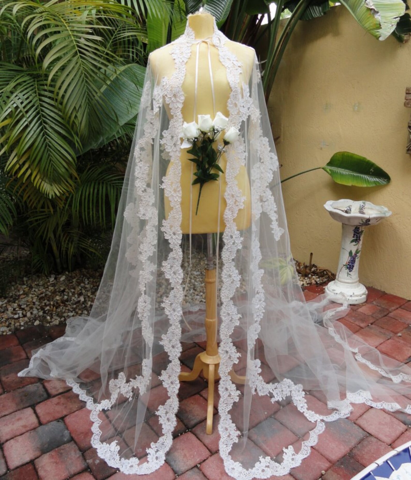 etsy wedding cape