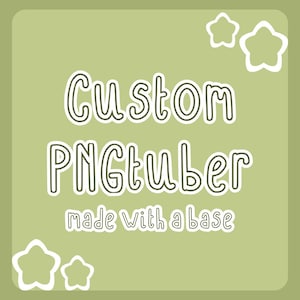 Modelo PNG-Tuber+ personalizado! Feito a partir de uma base! (Você PRECISA me enviar uma mensagem direta antes de encomendar.)