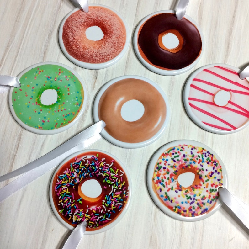 Glazed Donut Ornament Apple Cider Cinnamon Sprinkles Etsy