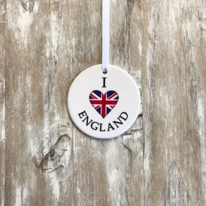 England Country Flag Ornament Decoration | British Christmas | Union Jack