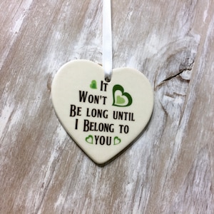 Beatles Ornament | The Beatles Gifts | It Won&#39;t Be Long Until I Belong to You | Love Ornament | Engagement | Beatles Lyrics | Christmas Gift