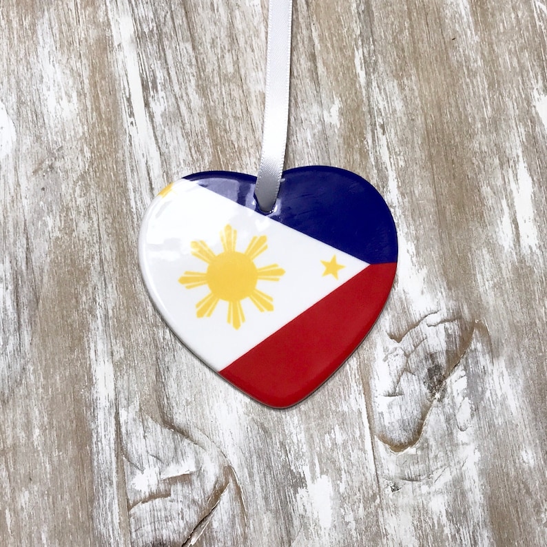 Philippines Decor Philippine Flag Philippines Ornaments Etsy
