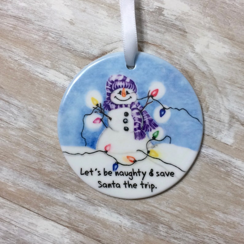Funny Christmas Ornament for Gift Exchange My Balls Itch Etsy