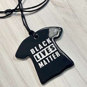 Black Lives Matter Hanging Car Charm | Black Lives Matter | No Justice No Peace Protest Sign | Social Justice Anti Racism