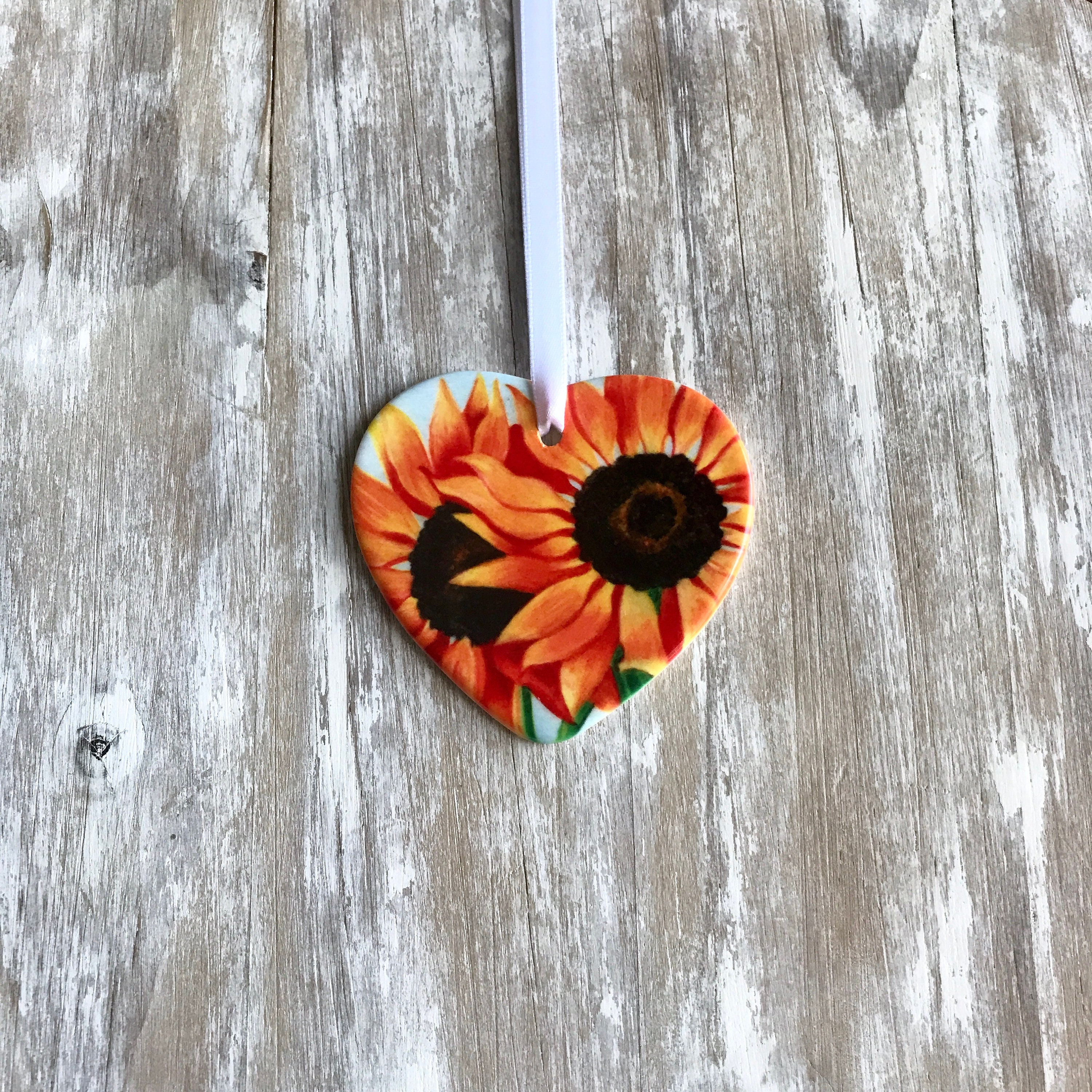 Sunflower Ornament Personalized Christmas Gift For Little Etsy.de