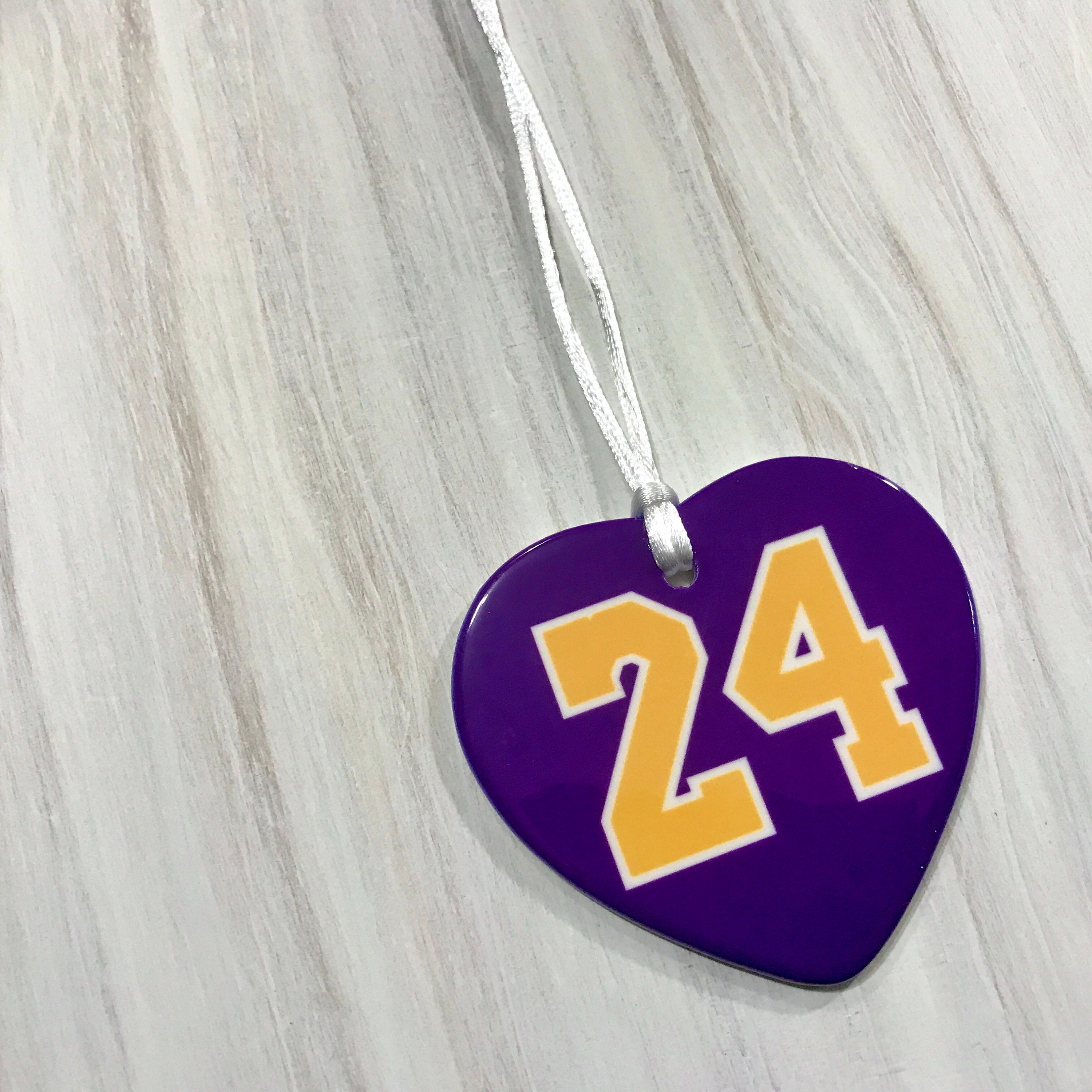 NBA Jersey Basketball Ornement Lakers Couleurs Purple Gold ...