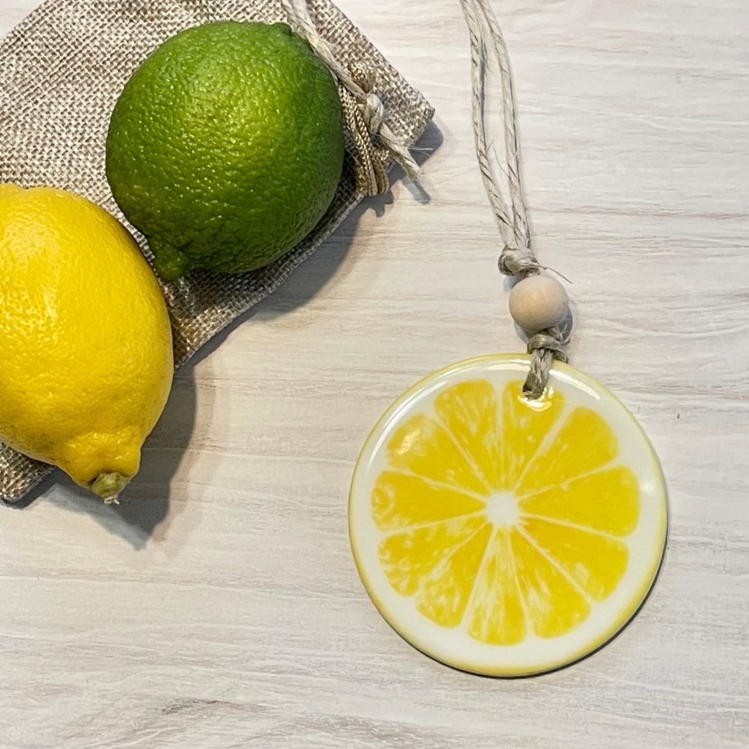 Lemon Fruit Basket Filler Lemon Ornament for Citrus Wreath Tropical