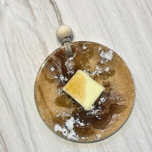 Pancake Ornament Party Favor | Food Christmas Ornaments | My First Breakfast with Santa