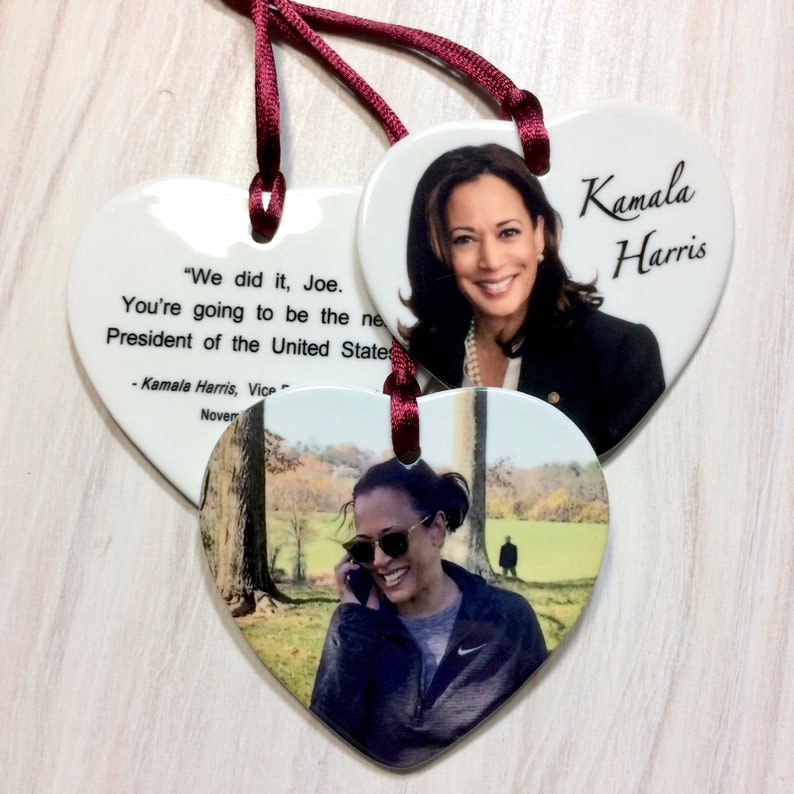 Kamala Harris Madam Vice-President Elect Quote Ornament ...