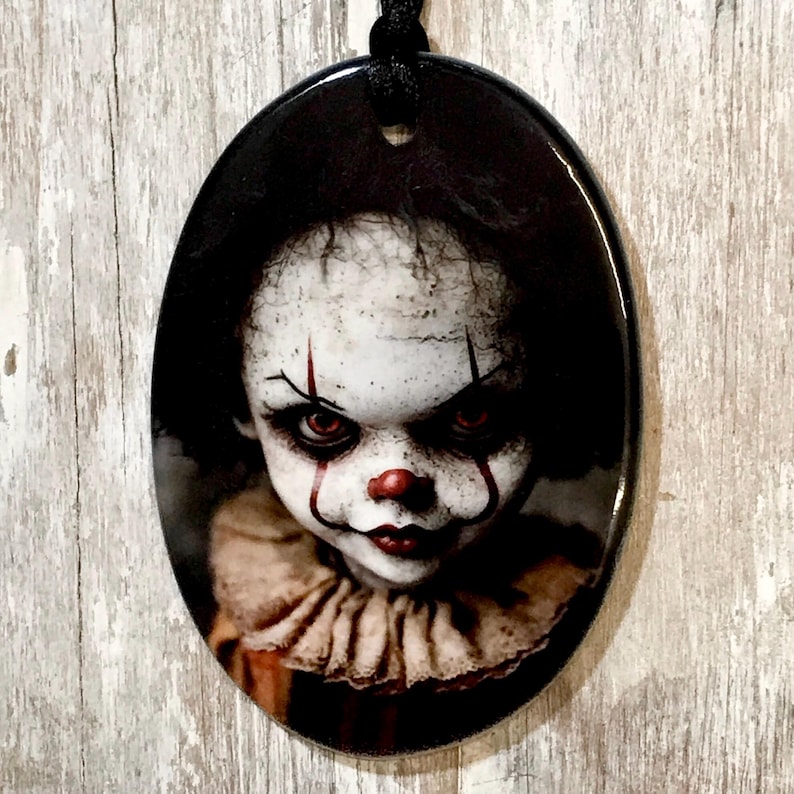 Creepy Clown Core Halloween Tree Ornaments Halloween Decor Indoor