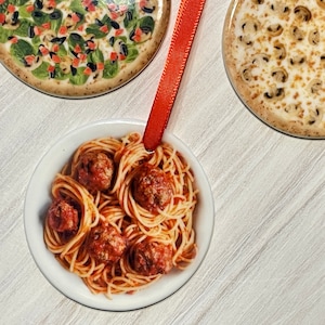 Spaghetti Meatball Ornament | Friday Night Dinner Ornament | Italian Food Ornament | Chef Ornaments | Pasta Ornament | Moms Spaghetti