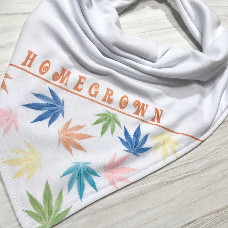 Weed Dog Bandana Cute Weed Accessories for Girly Stoner Dog Homegrown Tee Bandana Weed lover Gift Pot Leaf Dog Bandana Personalized