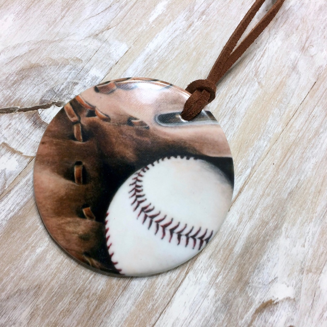 Baseball Glove Ornament Baseball Player Christmas Ornament Baseball