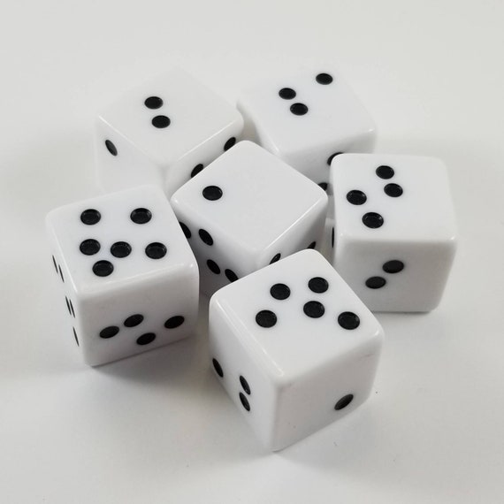 Chaos Dice / Set of 2 / 19mm D6 - Pips - Etsy
