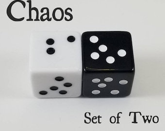 Chaos Dice / Set of 2 / 19mm D6 - Pips